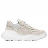 Zapatillas deportivas de mujer 6053 beige camuflaje combinado