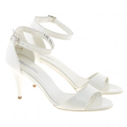 Sandalias mujer 1238-1 charol beige claro