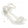 Sandalias mujer 1238-1 charol beige claro