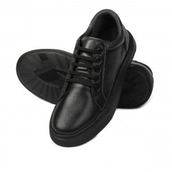 Zapatillas deportivas adolescentes 383 negro combinado