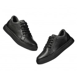 Zapatillas deportivas adolescentes 383 negro combinado