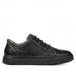Zapatillas deportivas adolescentes 383 negro combinado