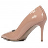 Zapatos elegantes de mujer 1293 charol nude