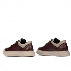 Zapatillas deportivas adolescentes 383 burdeos combinado