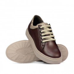 Zapatillas deportivas adolescentes 383 burdeos combinado