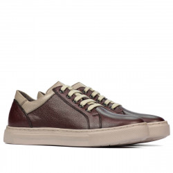 Zapatillas deportivas adolescentes 383 burdeos combinado