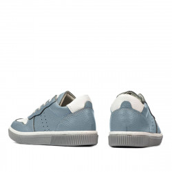 Zapatos para niños 2014 azul claro+blanco