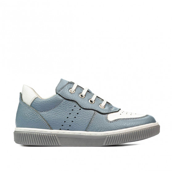 Zapatos para niños 2014 azul claro+blanco