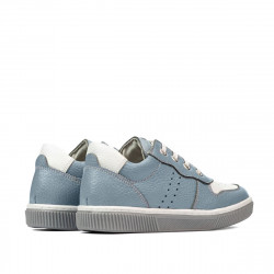 Zapatos para niños 2014 azul claro+blanco
