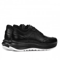 Zapatillas deportivas mujer 6055 negro combinado