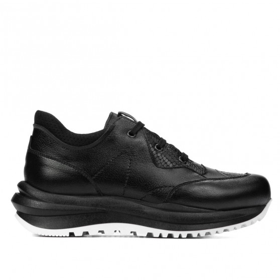 Zapatillas deportivas mujer 6055 negro combinado