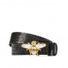 Cinturón mujer 01ld croco charol antracita