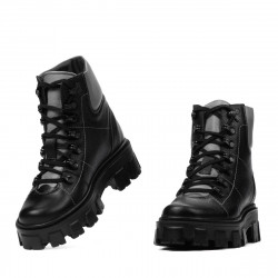 Botas de mujer 3373 negro combinado