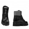 Botas de mujer 3373 negro combinado