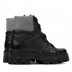 Botas de mujer 3373 negro combinado