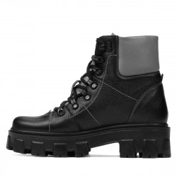 Botas de mujer 3373 negro combinado