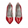 Zapatos elegantes de mujer 1289 charol rojo