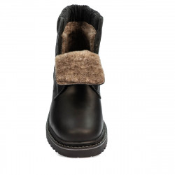 Botines para hombre 471 negro mate