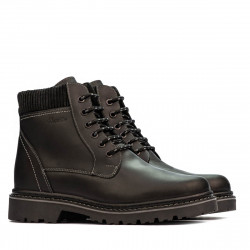 Botines para hombre 471 negro mate