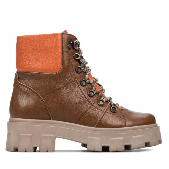 Botas mujer 3373 marrón combinado