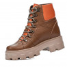 Botas mujer 3373 marrón combinado
