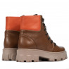 Botas mujer 3373 marrón combinado