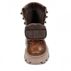 Botas mujer 3373 marrón combinado