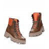 Botas mujer 3373 marrón combinado