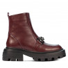 Botines mujer 3371 burdeos