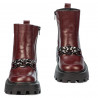 Botines mujer 3371 burdeos