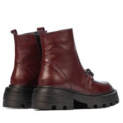 Botines mujer 3371 burdeos