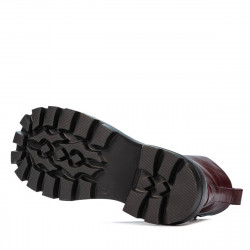 Botines mujer 3371 burdeos
