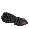 Botines mujer 3371 burdeos
