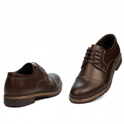 Zapatos casuales/elegantes para hombres 756-1 marrón 01
