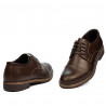 Zapatos casuales/elegantes para hombres 756-1 marrón 01