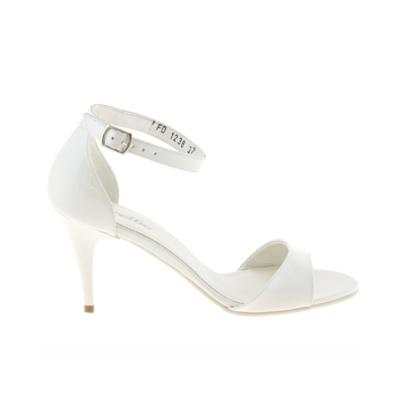 Sandalias mujer 1238-1 charol beige claro