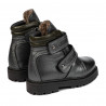 Botines para niños pequeños 109c gris nacarado combinado