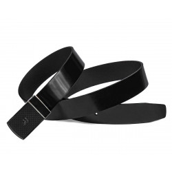 Cinturón hombre 62b bicolor negro+negro mate