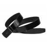 Cinturón hombre 62b bicolor negro+negro mate