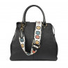 Bolso de mano de mujer 002g negro