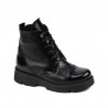 Botas para niños 3029 charol negro combinado