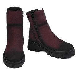 Botas de mujer 3381 bufo burdeos