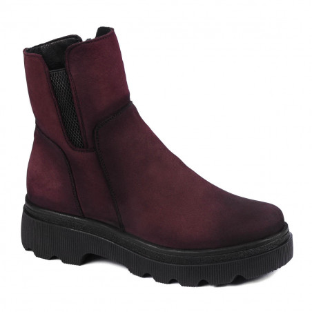 Botas de mujer 3381 bufo burdeos