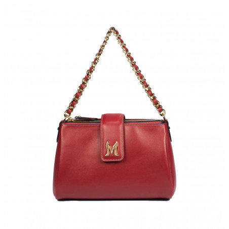 Bolso de mujer de hombro 003g rojo
