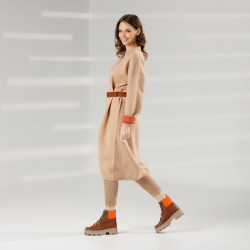 Botas mujer 3373 marrón combinado lifestyle