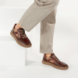 Zapatillas deportivas 942 marrón combinado