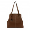Bolso de mano de mujer 001g marrón
