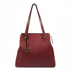 Bolso de mano para mujer 001g burdeos