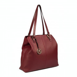 Bolso de mano para mujer 001g burdeos