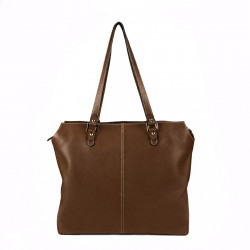 Bolso de mano de mujer 001g marrón